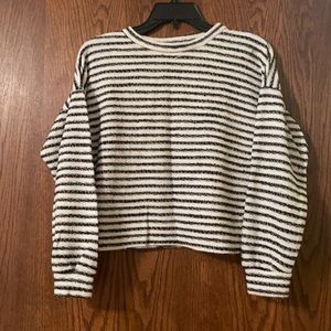 Stripped Cropped Top